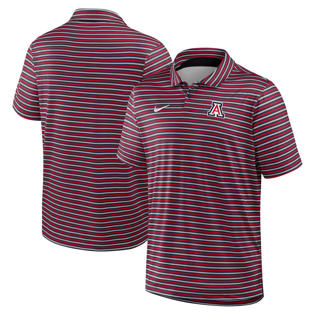 NCAA Arizona Wildcats Nike Tour Stripe Polo - Navy