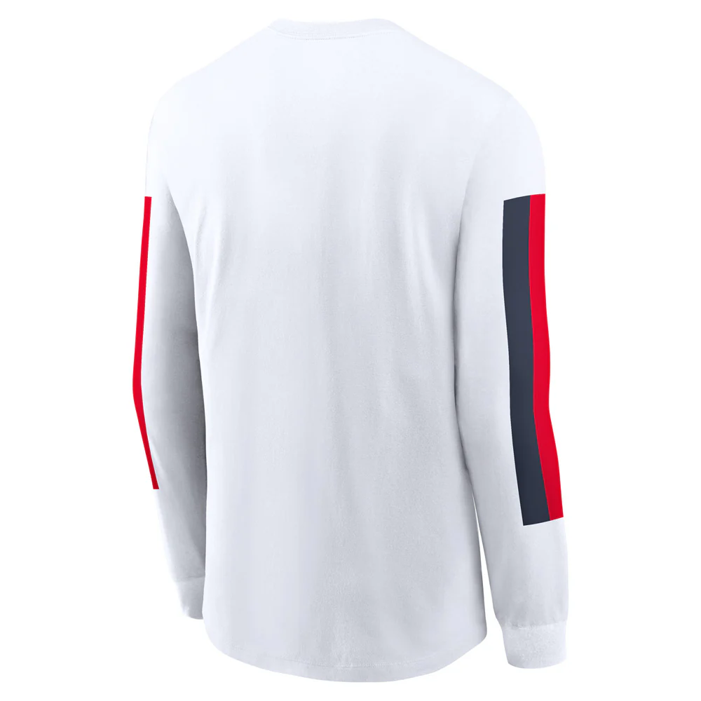 NCAA Arizona Wildcats Nike 2-Hit Cats Cotton Long Sleeve T-Shirt - White - Image 3