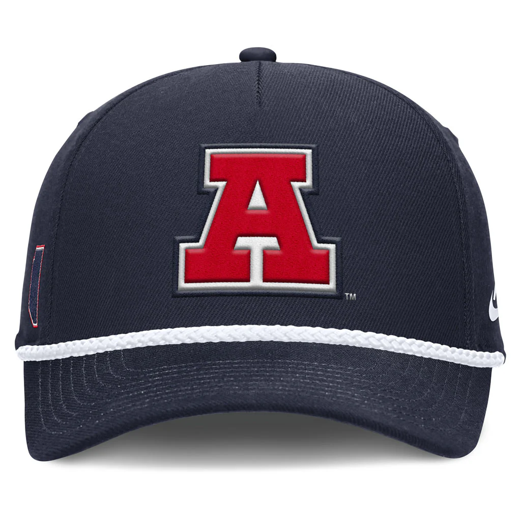 NCAA Arizona Wildcats Nike Vault Rope Structured Adjustable Hat - Navy - Image 3