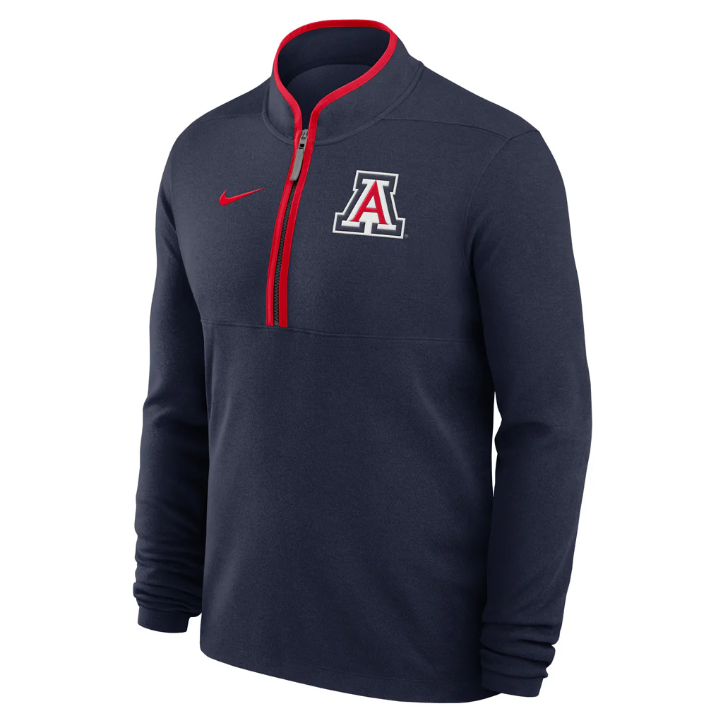 NCAA Arizona Wildcats Nike Victory Half Zip Pullover Jacket - Image 2