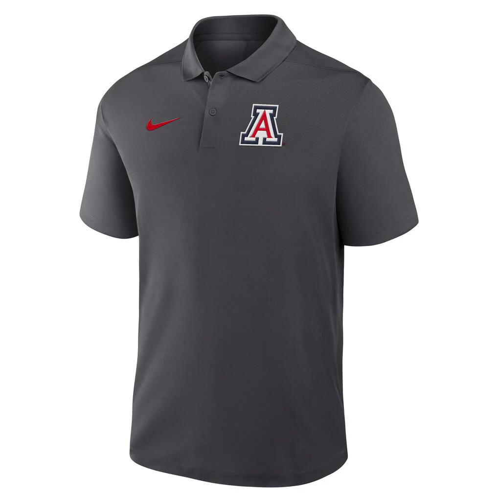 NCAA Arizona Wildcats Nike Victory Polo - Charcoal - Image 2