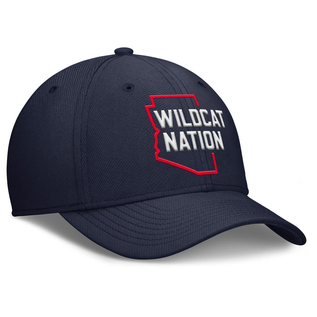 NCAA Arizona Wildcats Nike Wildcat Native Flex Fit Hat - Navy - Image 3