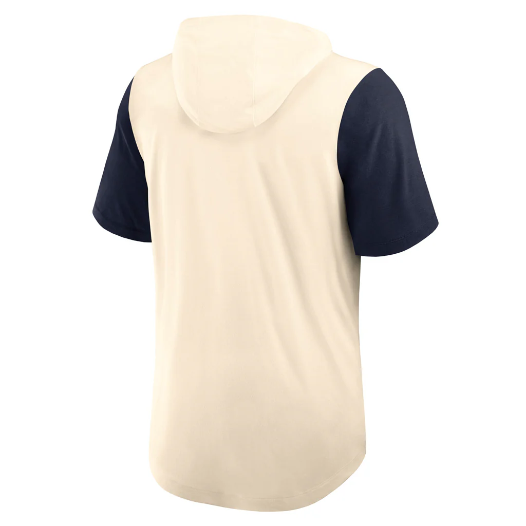 NCAA Arizona Wildcats Nike Wordmark Short Sleeve Hoodie - Natural - Image 3