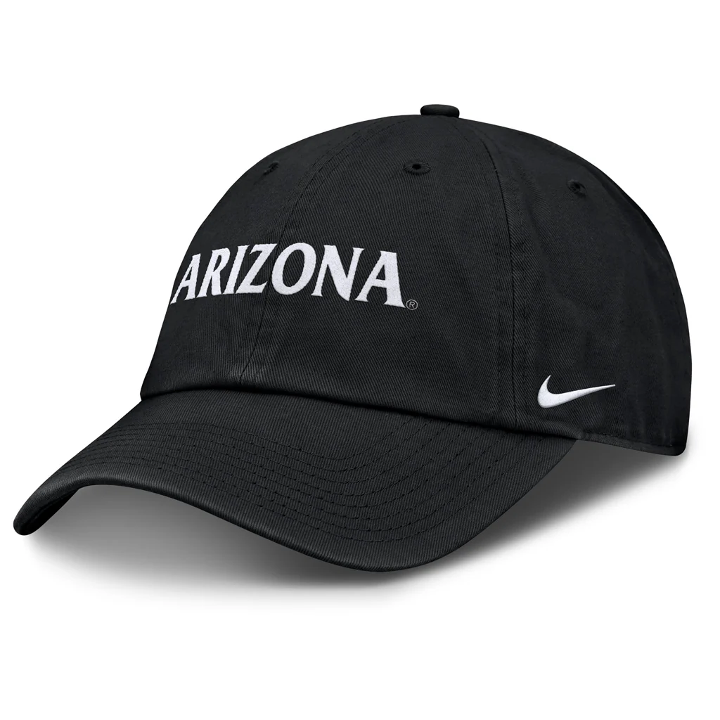 NCAA Arizona Wildcats Nike Wordmark Slouch Adjustable Hat - Black