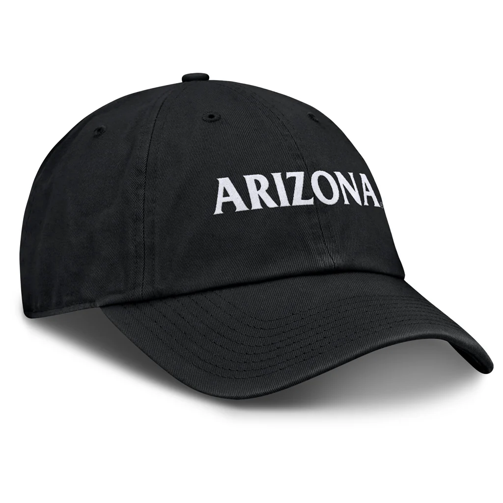 NCAA Arizona Wildcats Nike Wordmark Slouch Adjustable Hat - Black - Image 2