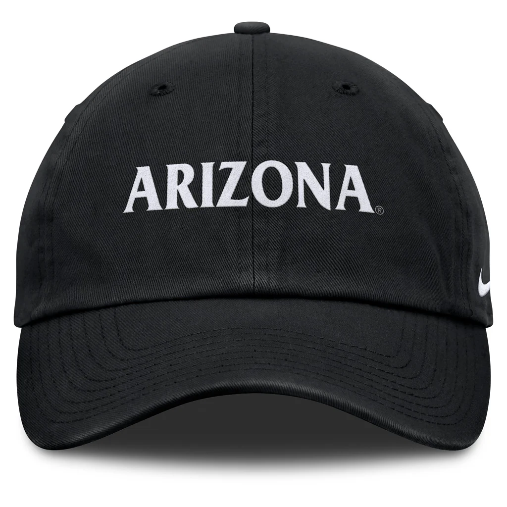 NCAA Arizona Wildcats Nike Wordmark Slouch Adjustable Hat - Black - Image 3