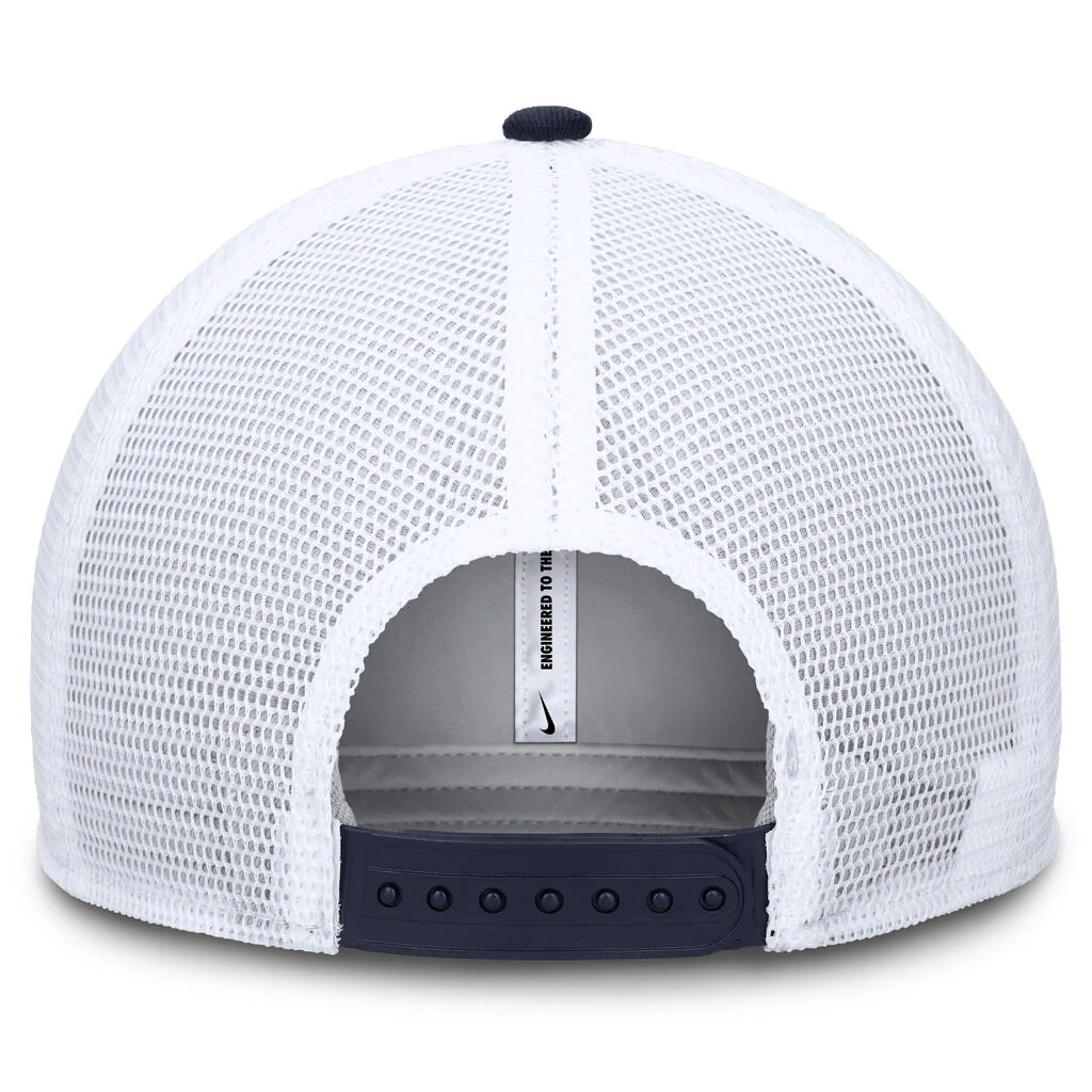 NCAA Arizona Wildcats Nike Wordmark Snapback Trucker Hat - Navy - Image 4