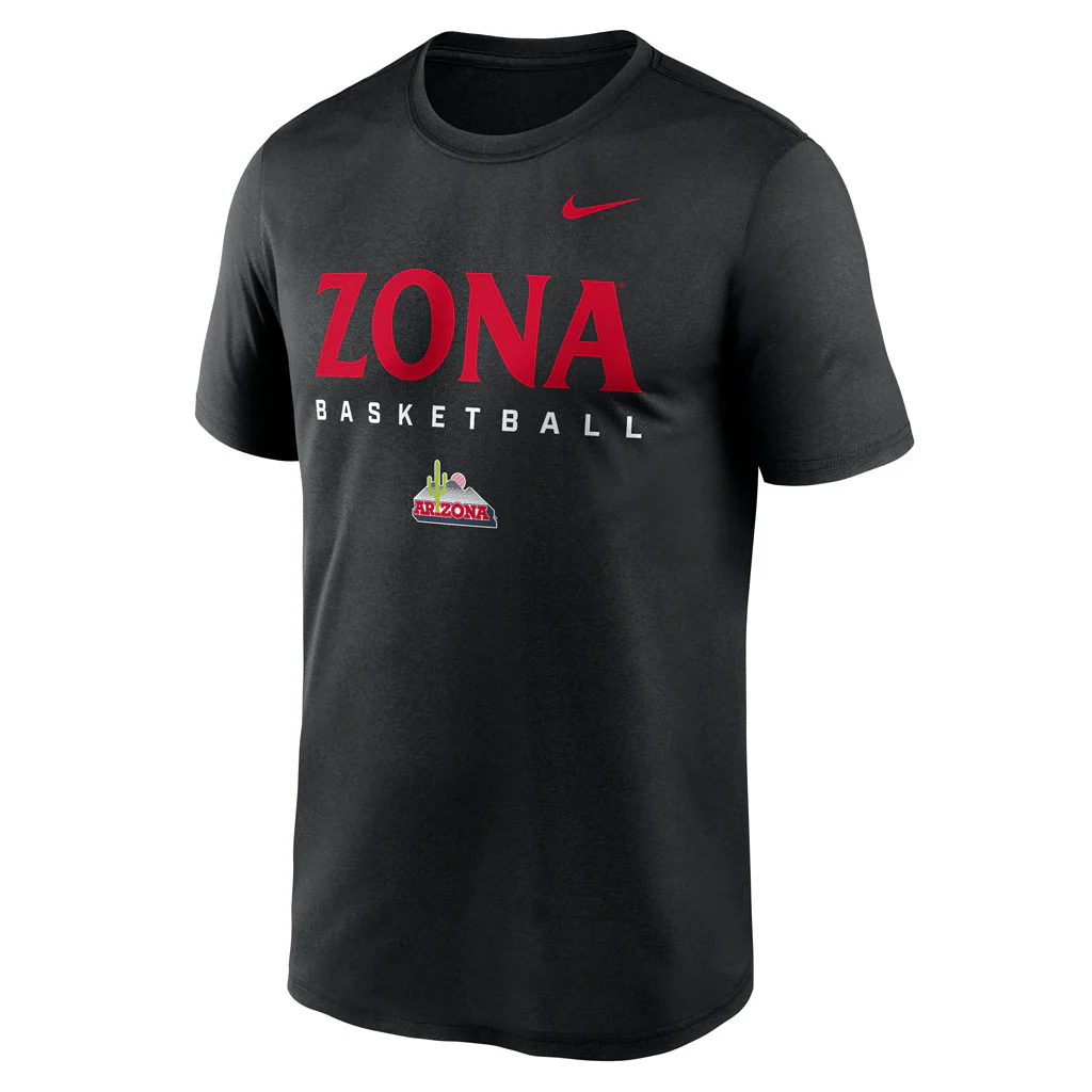 NCAA Arizona Wildcats Nike ZONA Legend T-Shirt - Black - Image 2