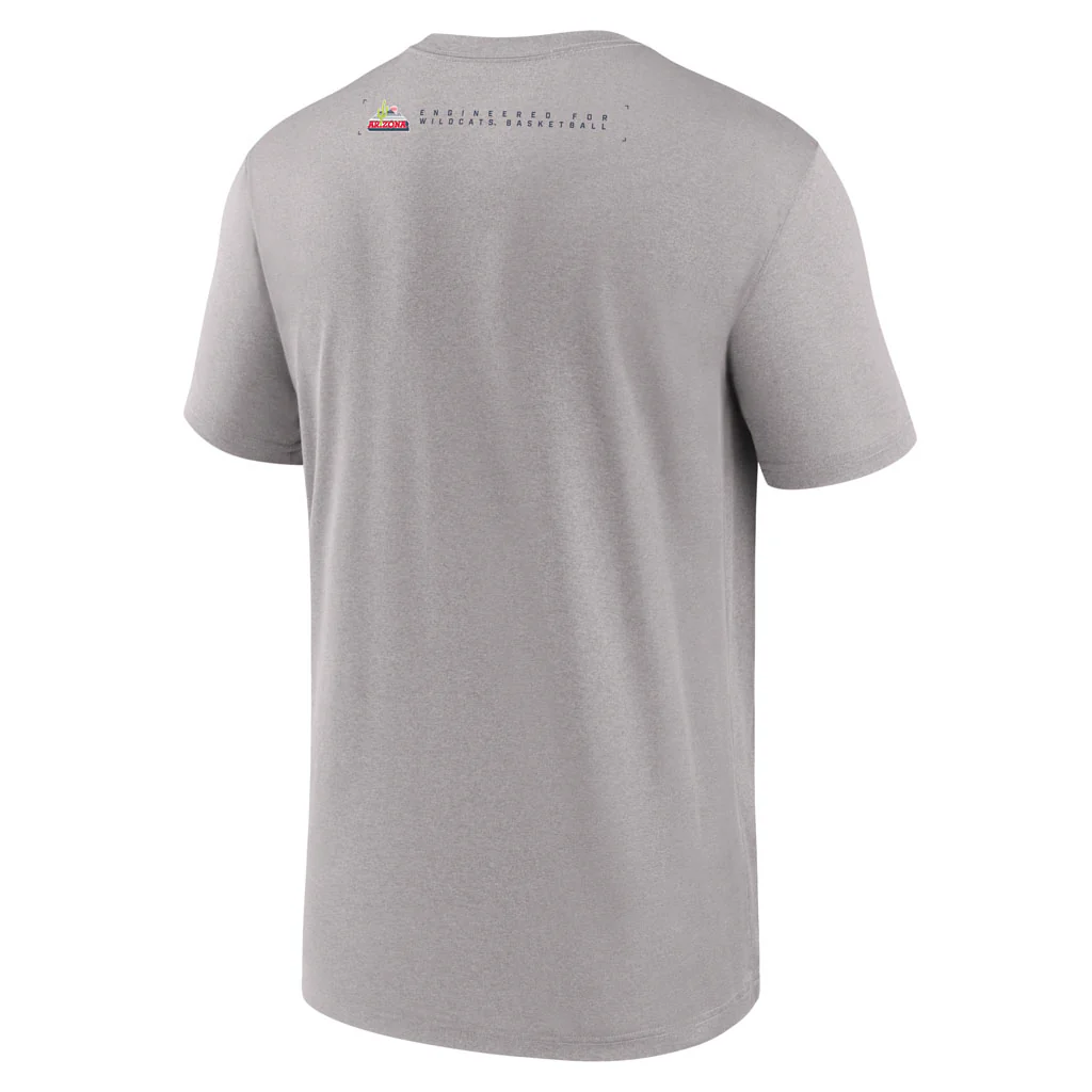 NCAA Arizona Wildcats Nike ZONA Legend T-Shirt - Gray - Image 3