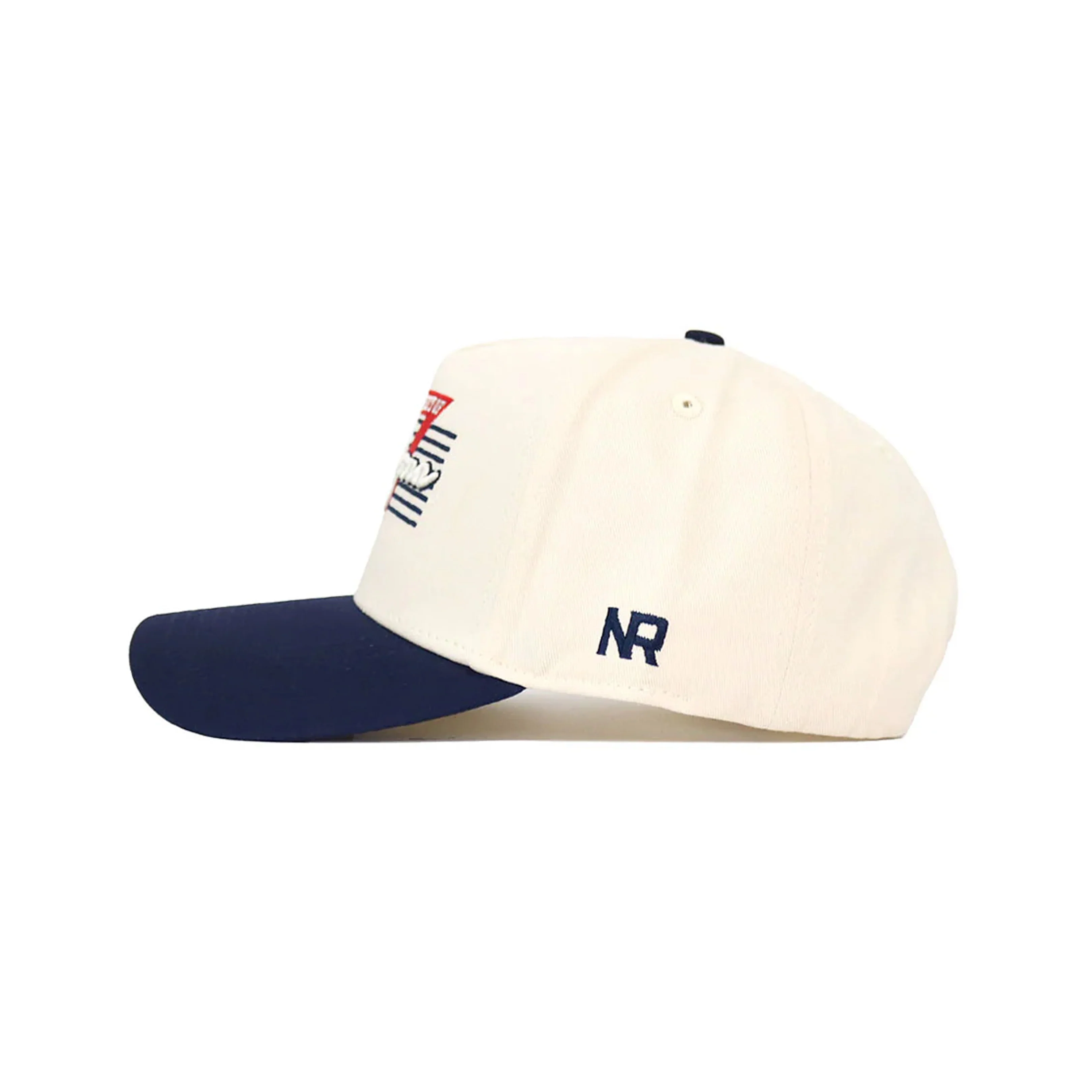 NCAA Arizona Wildcats No Rivals Triangle Game Structured Hat- Cream - Image 3