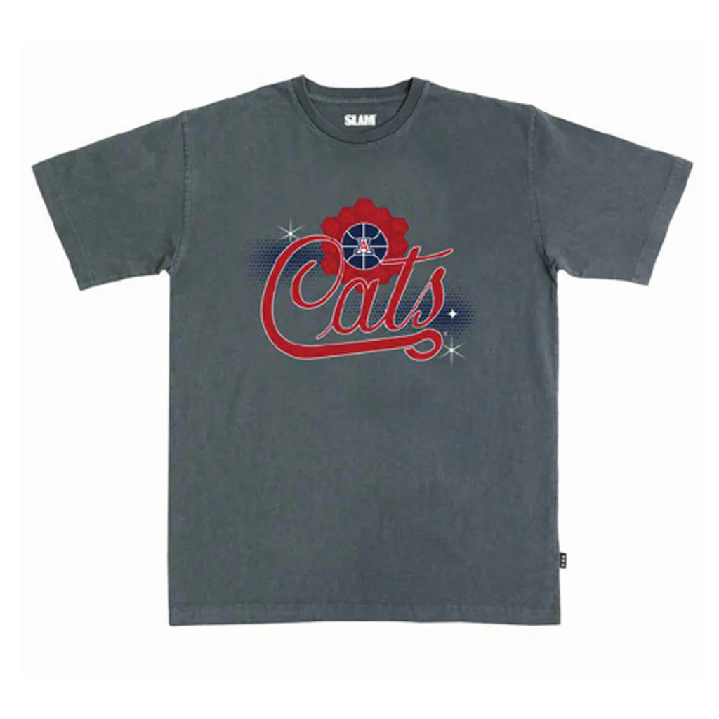 NCAA Arizona Wildcats SLAM x Don Loomis Galaxy Cats Script T-Shirt - Gray