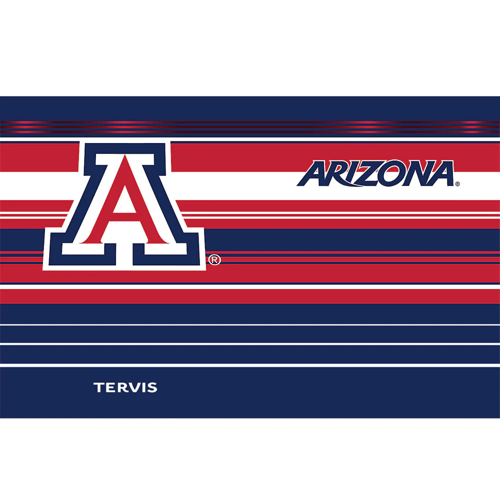 NCAA Arizona Wildcats Tervis 30oz Hype Stripes Steel Tumbler - Image 2