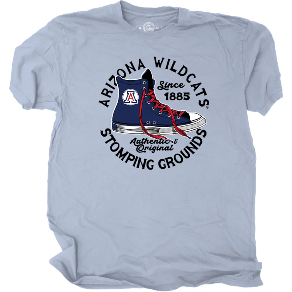 NCAA Arizona Wildcats The Duck Company Stomping Grounds T-Shirt - Blue