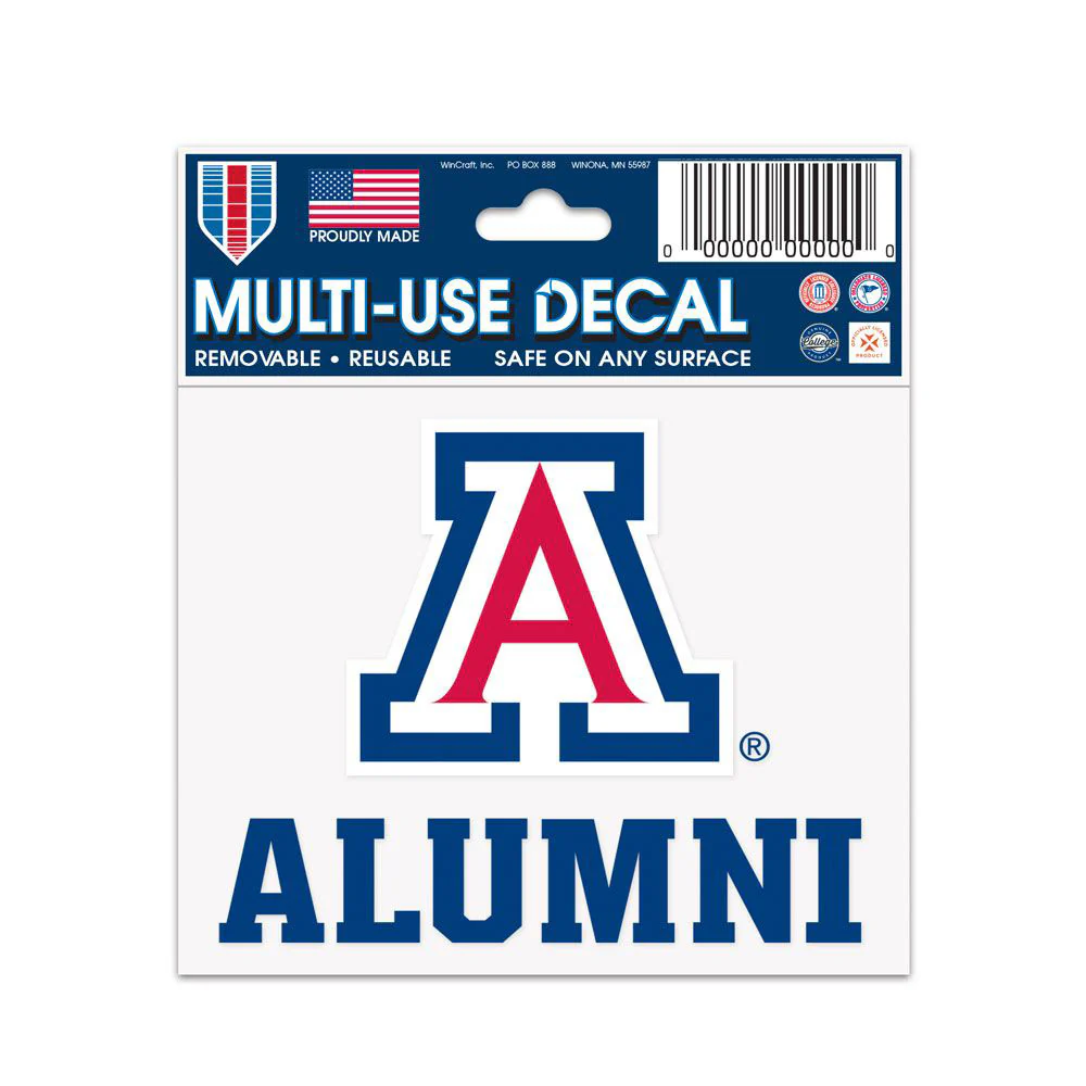 NCAA Arizona Wildcats WinCraft 3"x4" Arizona Alumni Decal