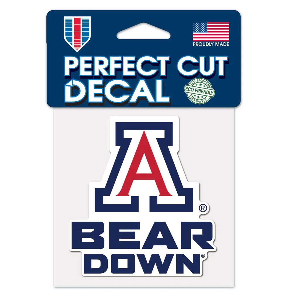 NCAA Arizona Wildcats WinCraft 4" x 4" Slogan Decal