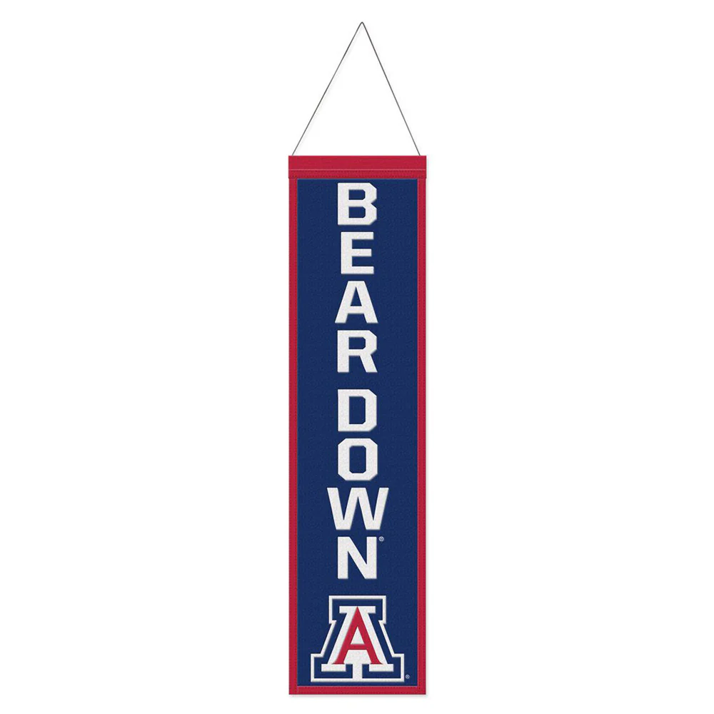 NCAA Arizona Wildcats WinCraft Slogan Wool Banner
