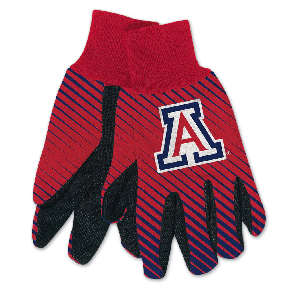 NCAA Arizona Wildcats WinCraft Team Stripe Gloves - Red