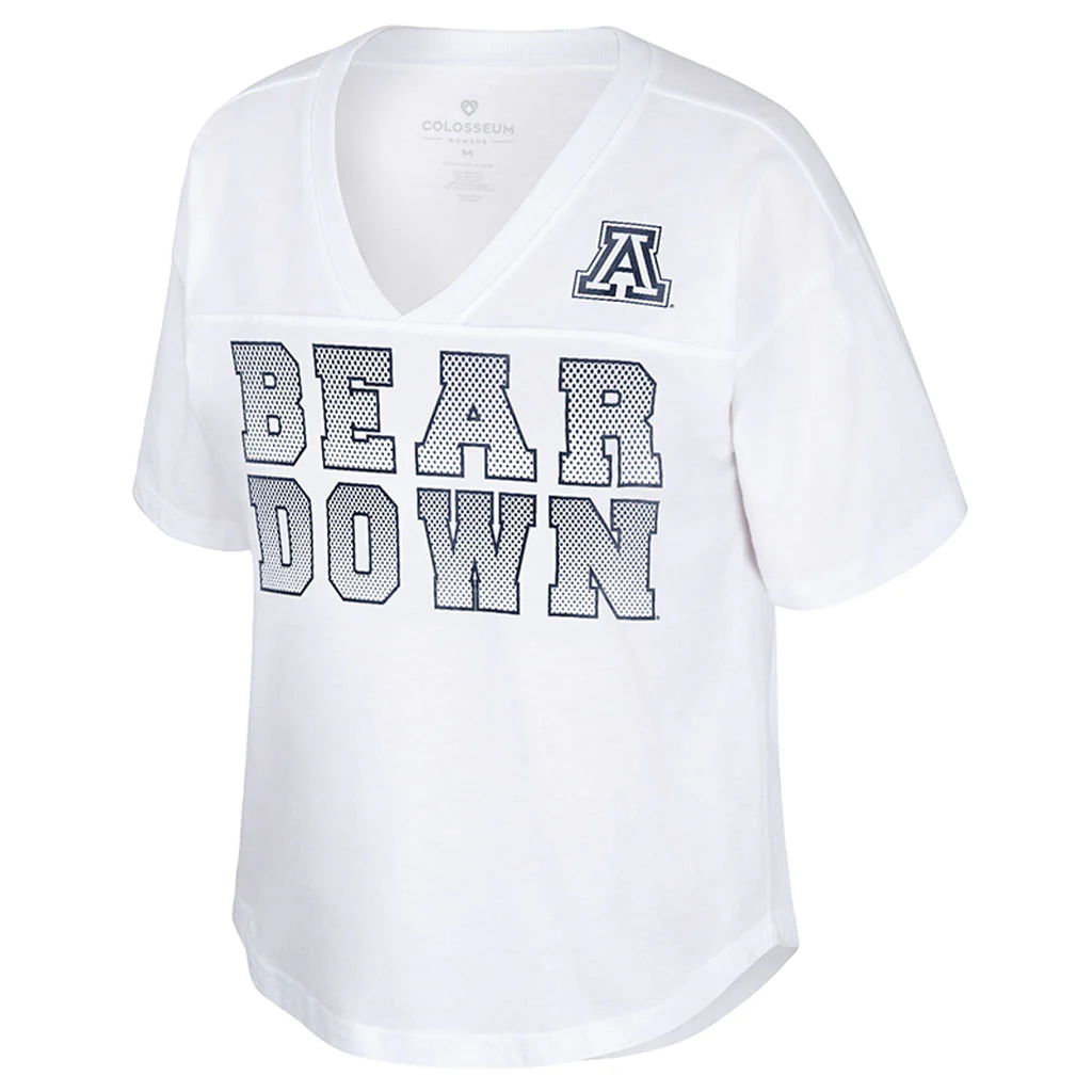 NCAA Arizona Wildcats Women's Colosseum Shiz T-Shirt - White