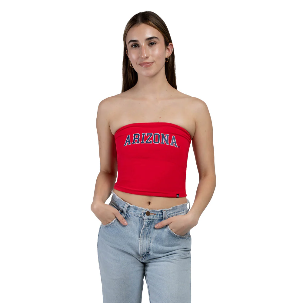 NCAA Arizona Wildcats Women's Hype & Vice Arch Arizona Tube Top - Image 2