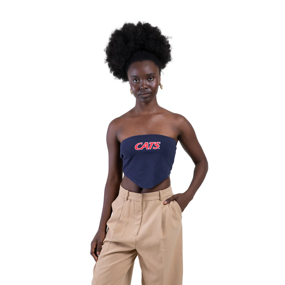 NCAA Arizona Wildcats Women's Hype & Vice Verbiage Bandana Top
