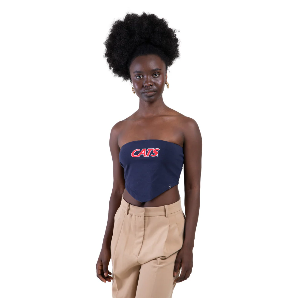 NCAA Arizona Wildcats Women's Hype & Vice Verbiage Bandana Top - Image 2