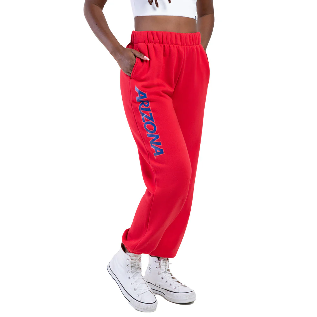 NCAA Arizona Wildcats Women's Hype & Vice Basic Sweatpants - Image 2