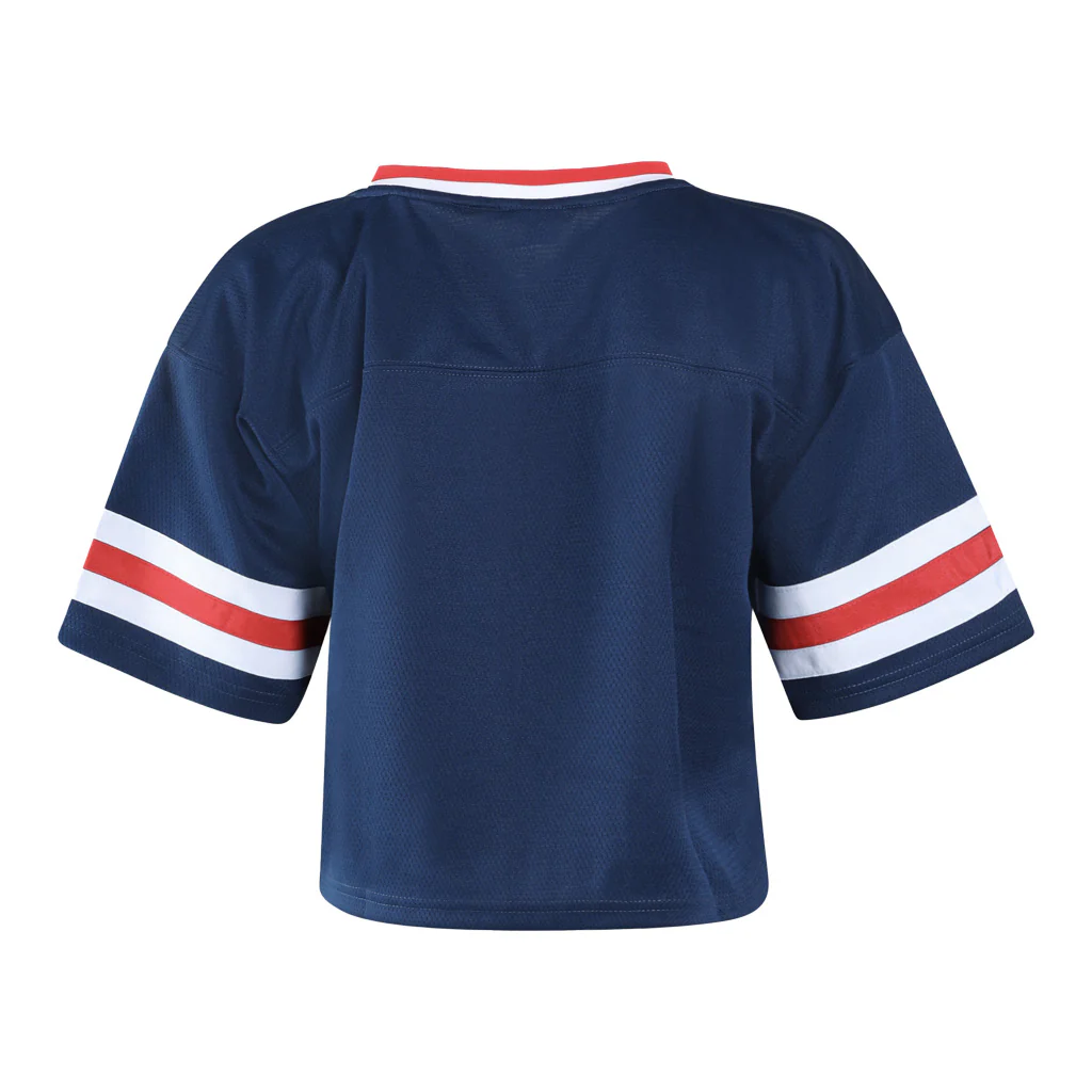 NCAA Arizona Wildcats Women's Hype & Vice Crop Football Jersey Top - Image 2