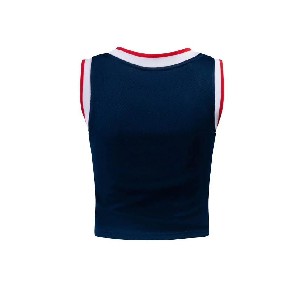NCAA Arizona Wildcats Women's Hype & Vice Cropped Basketball Jersey Tank Top - Image 2