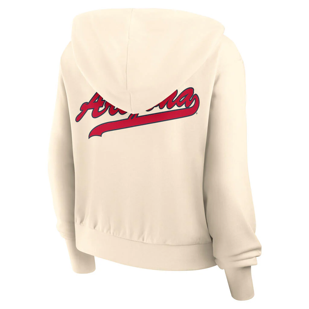 NCAA Arizona Wildcats Women's Nike Chill Full Zip Hoodie - Cream - Image 3