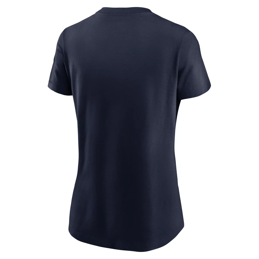 NCAA Arizona Wildcats Women's Nike Cotton Essential Logo T-Shirt - Navy - Image 3