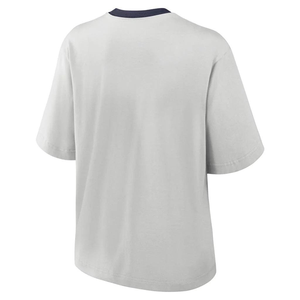 NCAA Arizona Wildcats Women's Nike Legacy Arch Boxy Crop T-Shirt - Gray - Image 3