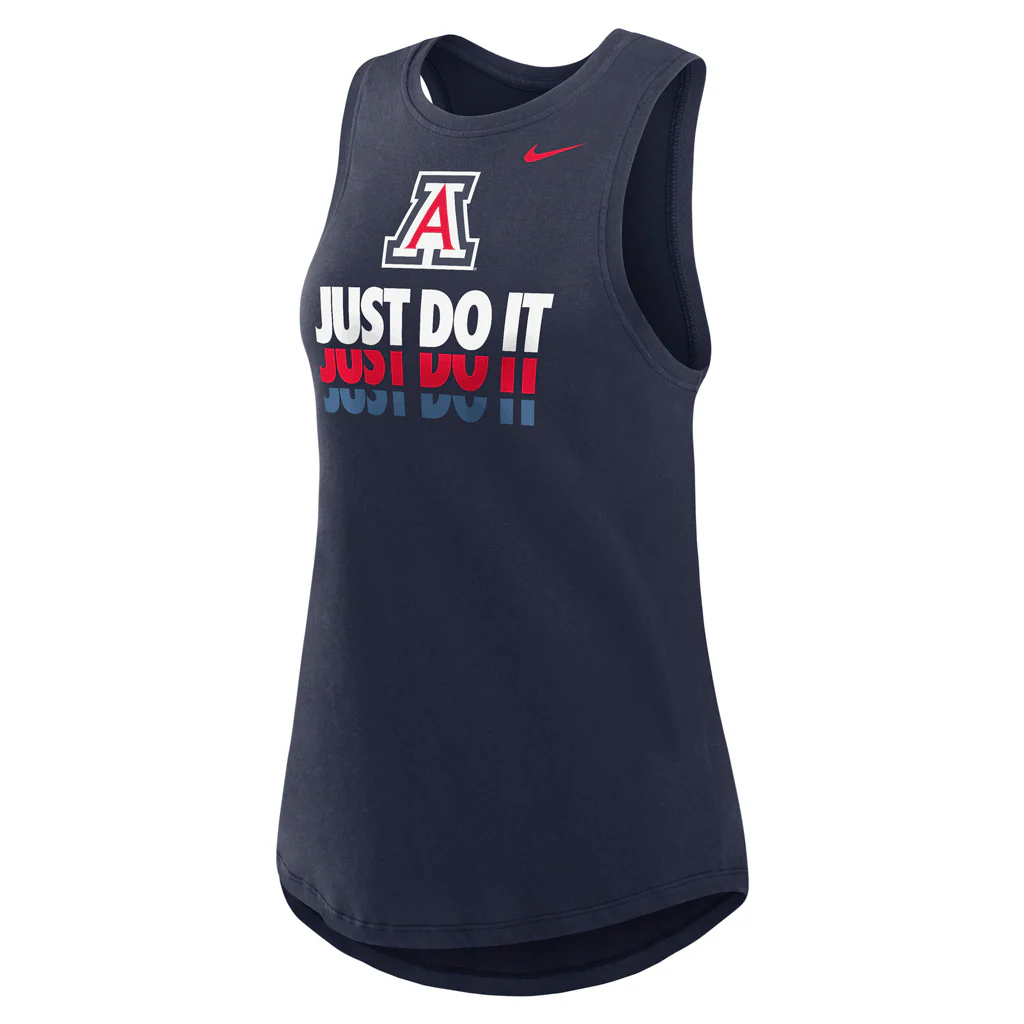 NCAA Arizona Wildcats Women's Nike Spring Break High Neck Tank Top - Navy - Image 2