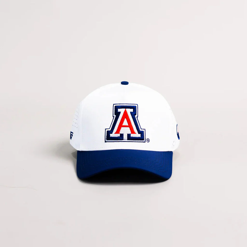 NCAA Arizona Wildcats Woodn Grail Primary Performance Adjustable Hat - White - Image 2