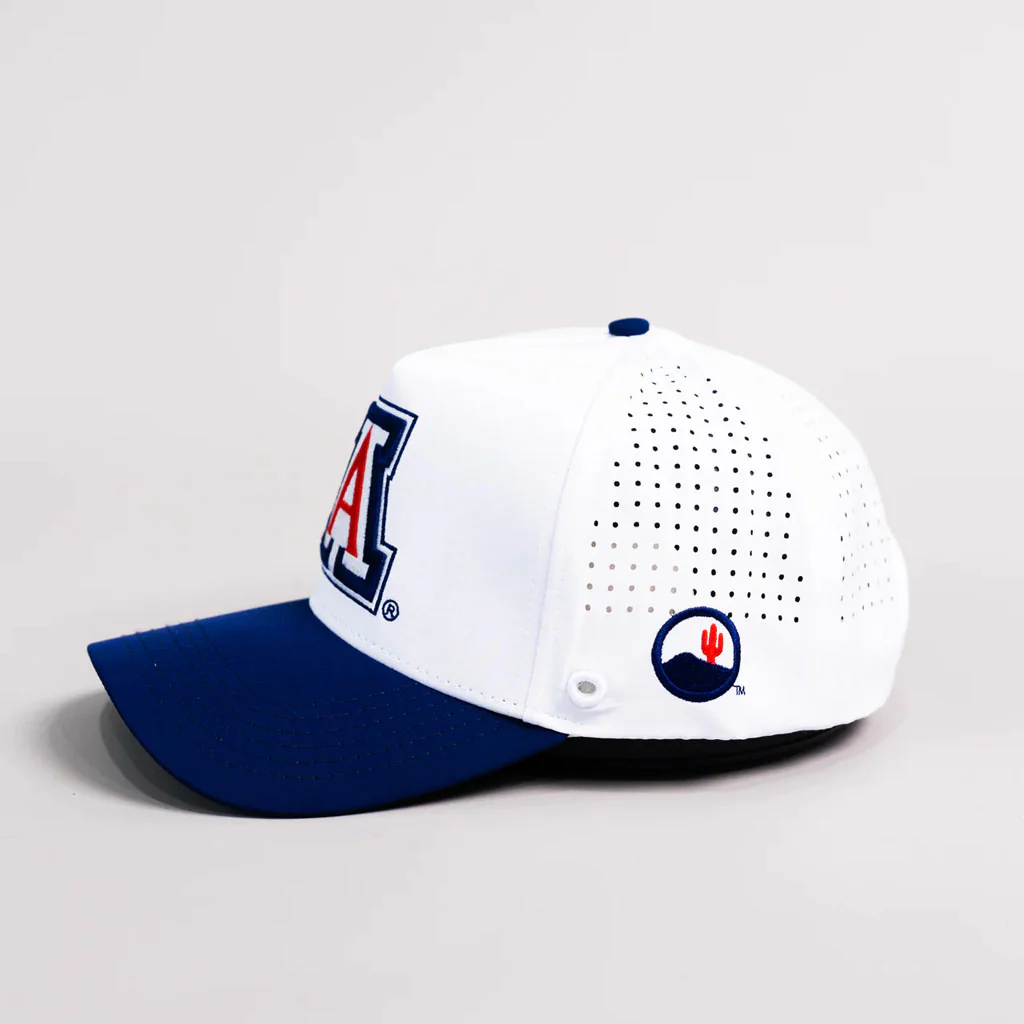 NCAA Arizona Wildcats Woodn Grail Primary Performance Adjustable Hat - White - Image 3
