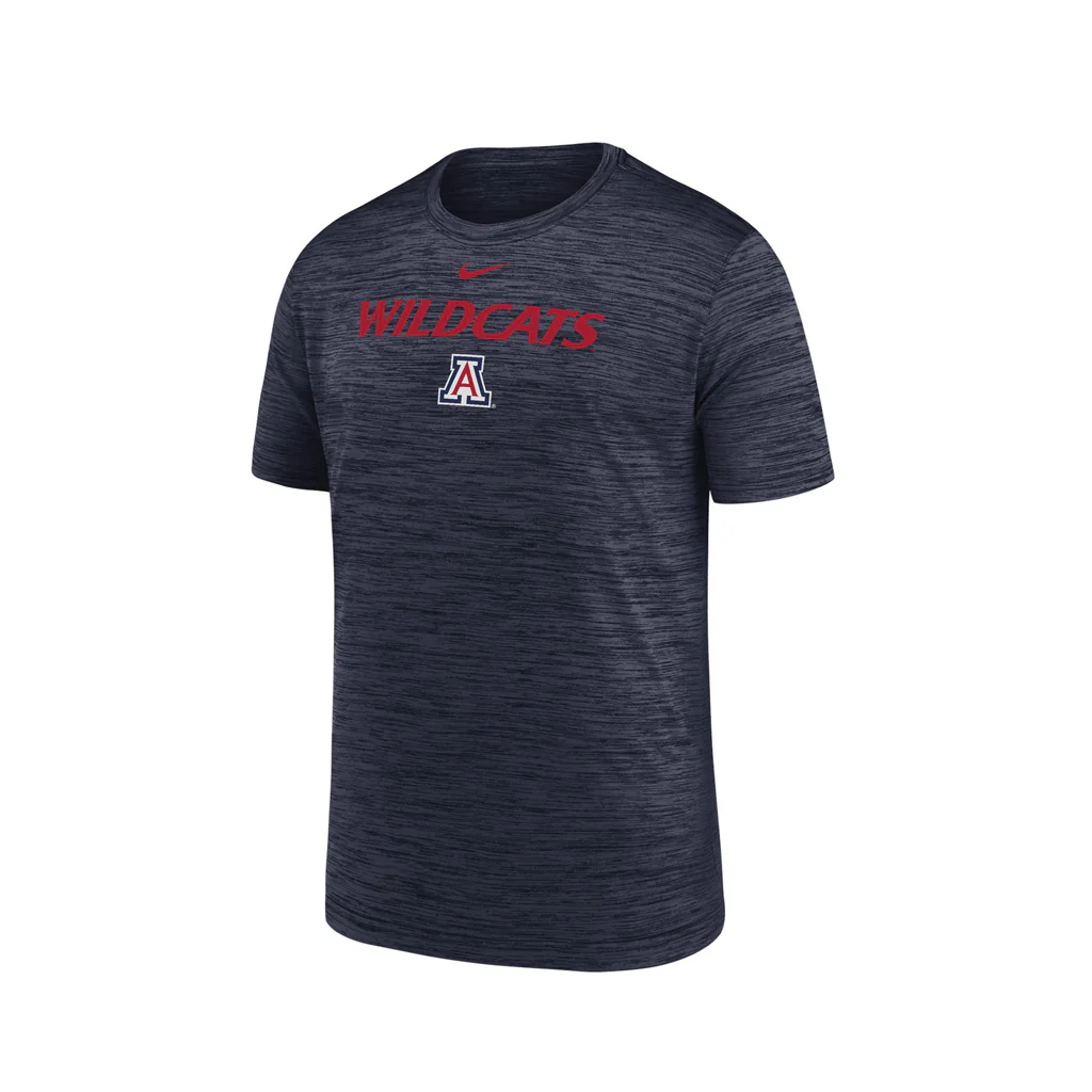 NCAA Arizona Wildcats Youth Nike Velocity T-Shirt - Navy