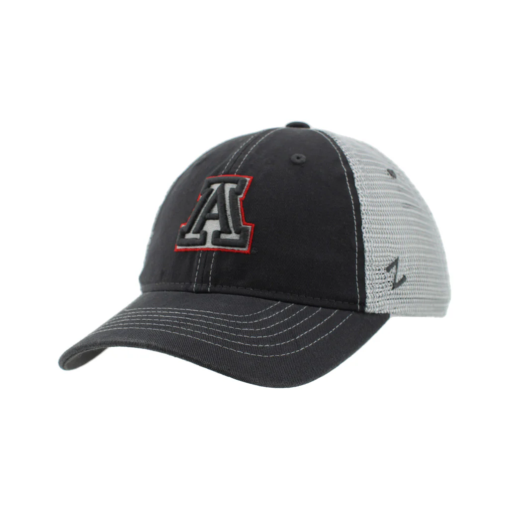 NCAA Arizona Wildcats Zephyr Radiate University Slouch Adjustable Hat - Charcoal