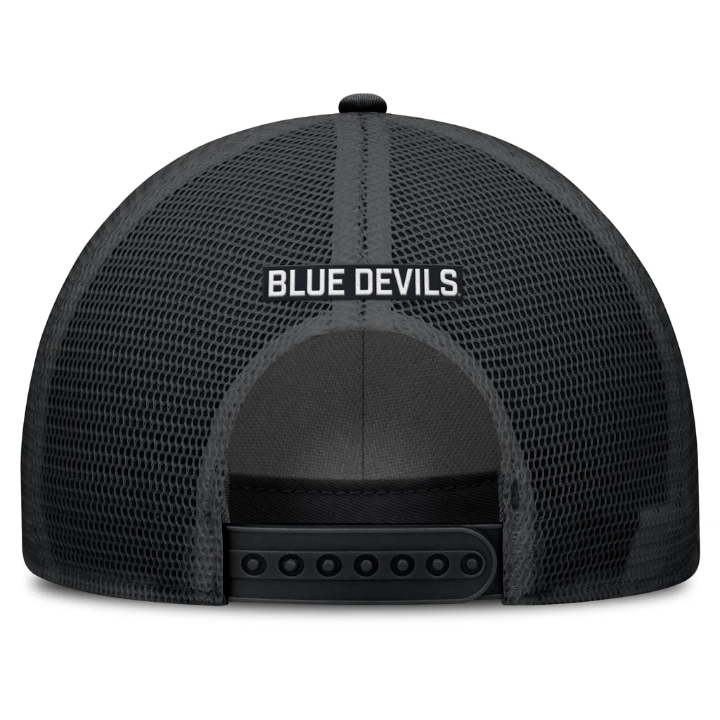 NCAA Duke Blue Devils Nike Primary Logo Snapback Trucker Hat - Black - Image 4