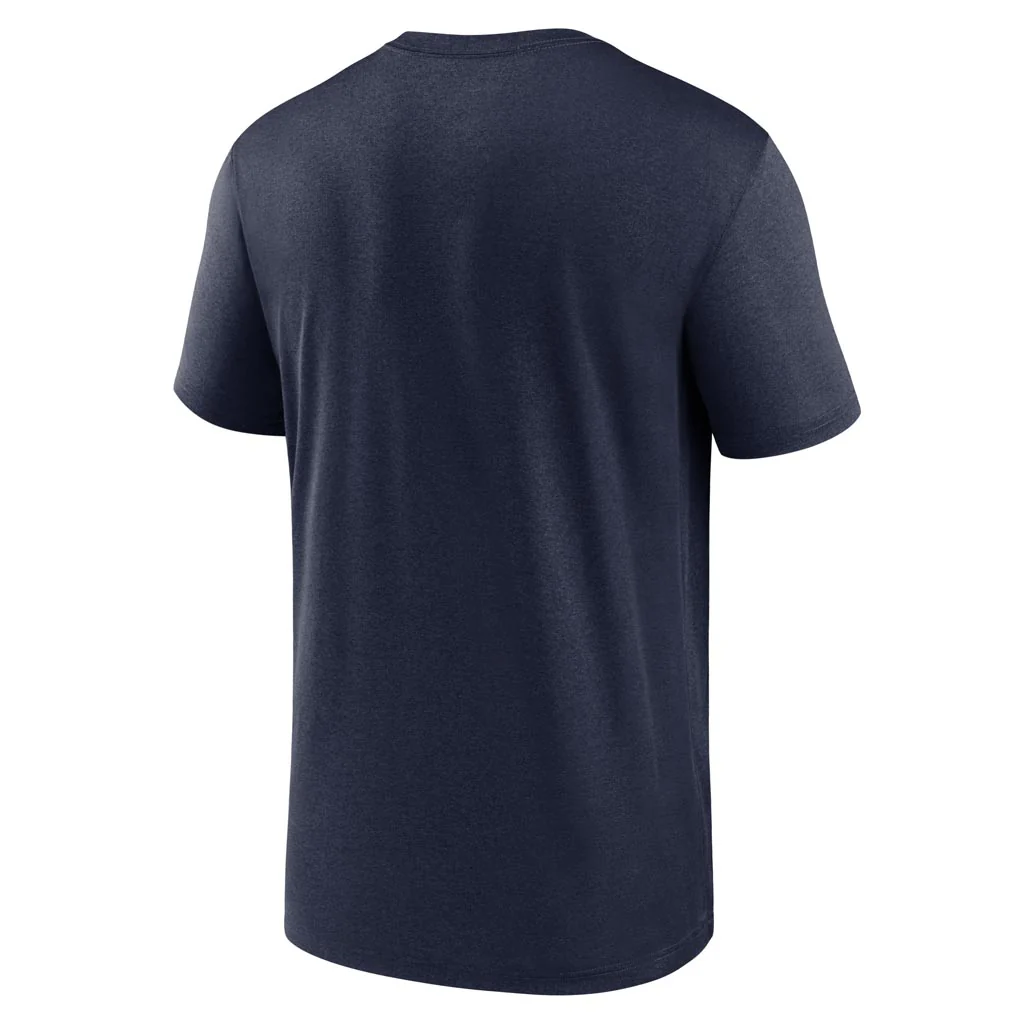 NCAA Michigan Wolverines Nike Shadow Logo Legend T-Shirt - Navy - Image 3