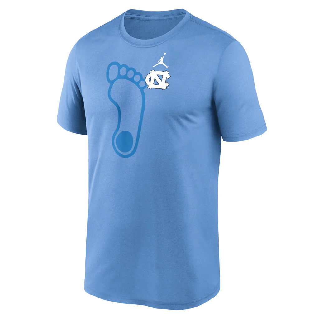 NCAA North Carolina Tar Heels Nike Shadow Logo Legend T-Shirt - Blue - Image 2