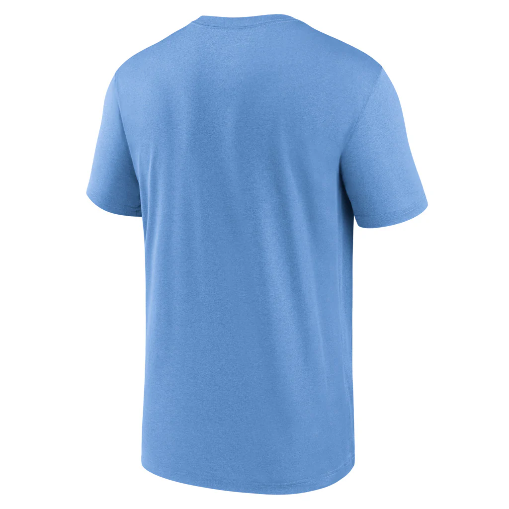 NCAA North Carolina Tar Heels Nike Shadow Logo Legend T-Shirt - Blue - Image 3