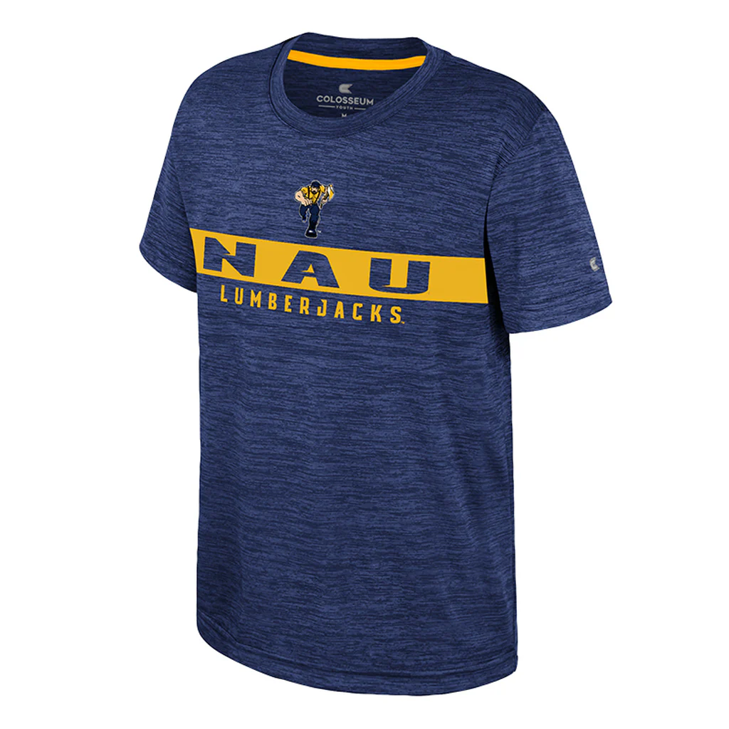 NCAA Northern Arizona Lumberjacks Colosseum Youth Cumulus T-Shirt - Navy