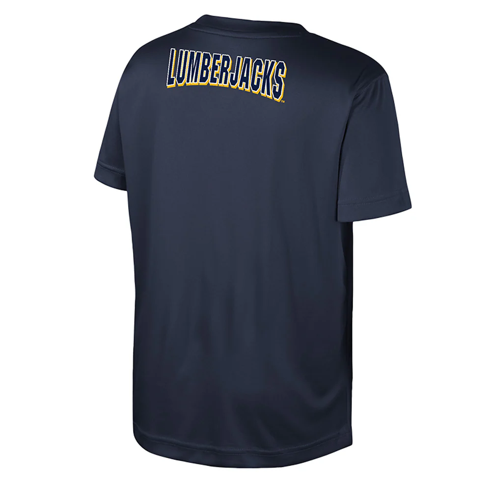 NCAA Northern Arizona Lumberjacks Youth Colosseum Hargrove T-Shirt - Navy - Image 2
