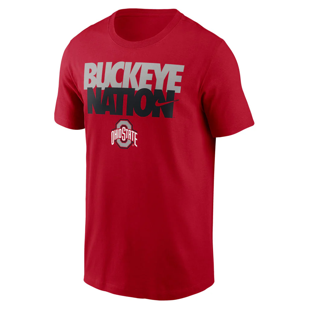 NCAA Ohio State Buckeyes Nike Cotton Madness T-Shirt - Red - Image 2