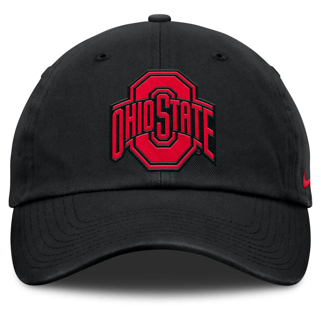 NCAA Ohio State Buckeyes Nike Primetime Slouch Adjustable Hat - Black - Image 3