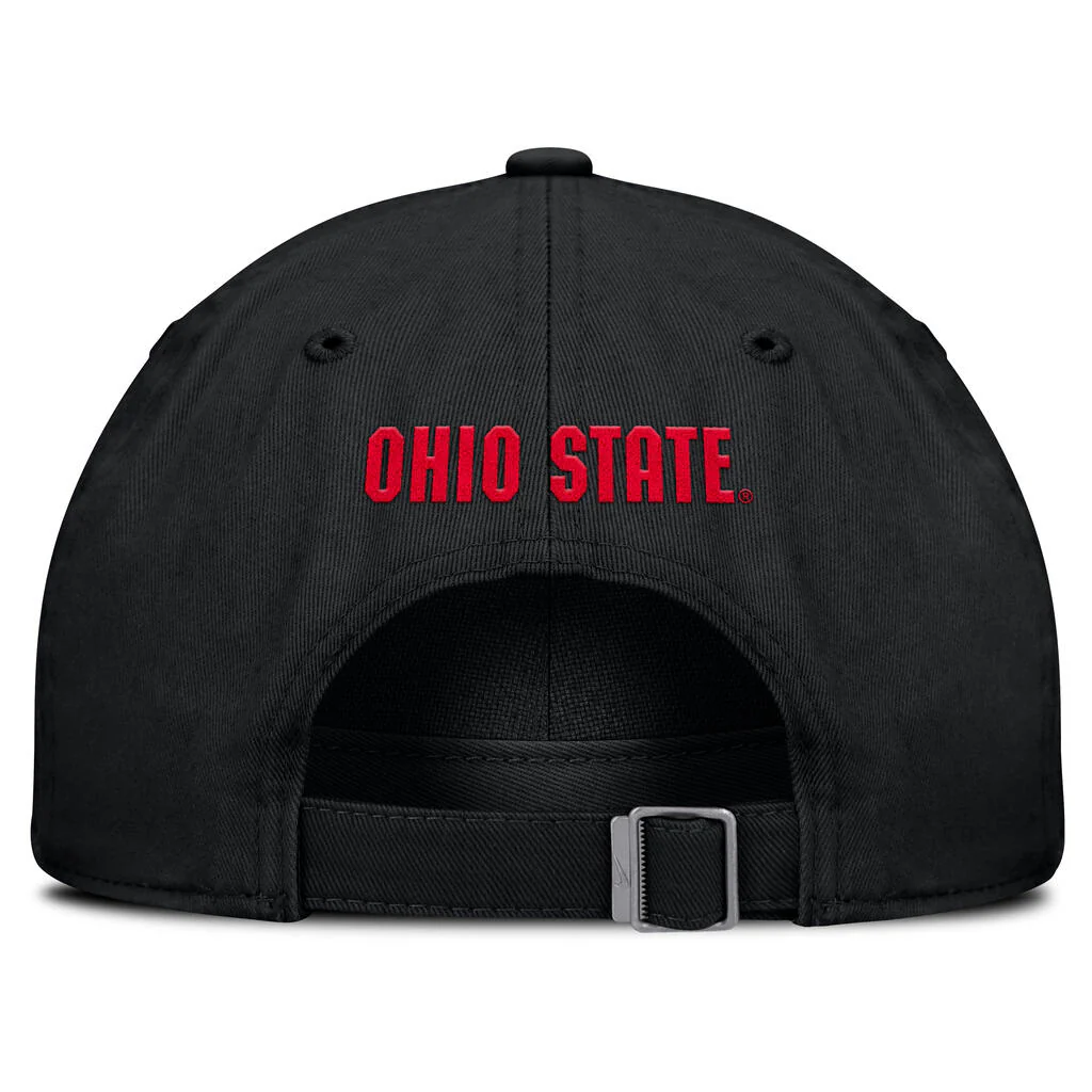 NCAA Ohio State Buckeyes Nike Primetime Slouch Adjustable Hat - Black - Image 4