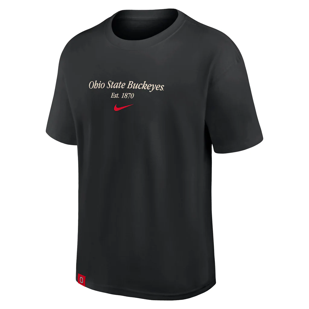 NCAA Ohio State Buckeyes Nike Script Max90 T-Shirt - Black - Image 2
