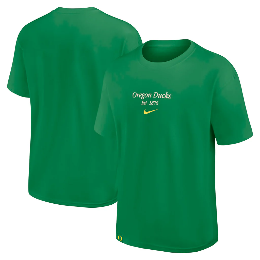NCAA Oregon Ducks Nike Script Max90 T-Shirt - Green
