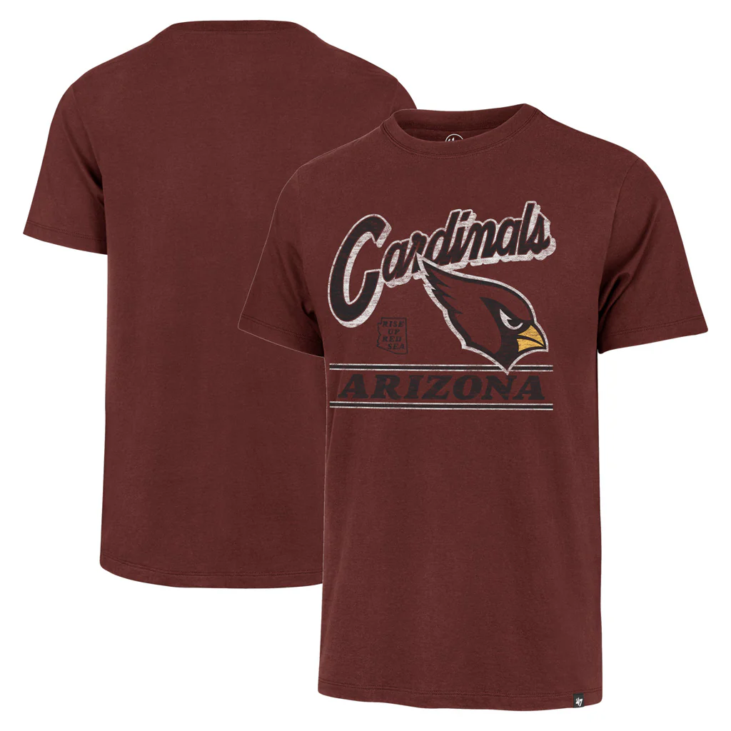 NFL Arizona Cardinals '47 Fly By Franklin T-Shirt - Red