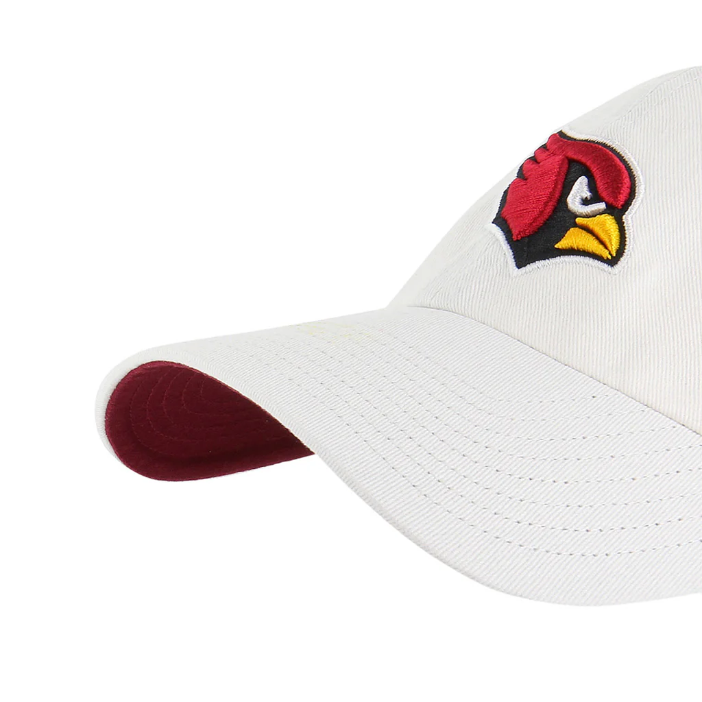 NFL Arizona Cardinals '47 Logo UV Clean Up Adjustable Hat - White - Image 3
