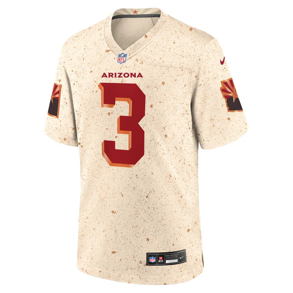 NFL Arizona Cardinals Budda Baker Nike Rivalries Game Jersey - Tan - Image 2